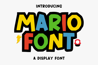 Mario Font: Design Ideas and Creative Projects