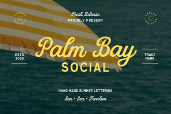 Palm Bay Social Font: Bold Typography for Social Media